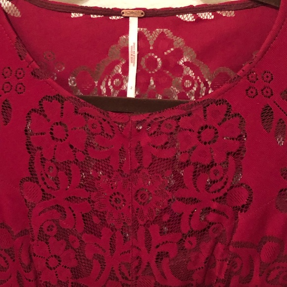 Free People bell sleeve dress - Picture 3 of 4